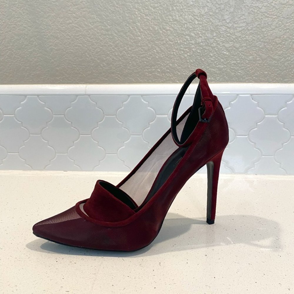 Alexander Wang Mesh and Suede Pumps, size 40